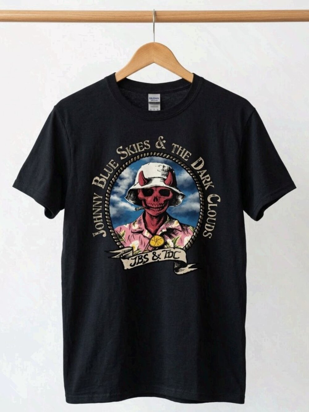 New!Johnny Blue Skies Dark Clouds Tour 2026 T-Shirt Concert Merch Reprint